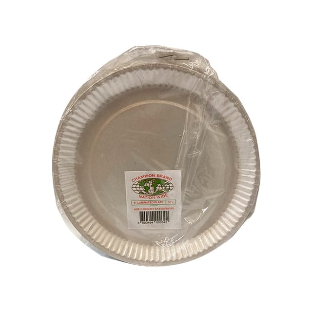 Champion Paper Plate Laminated 9 inches 50pcs