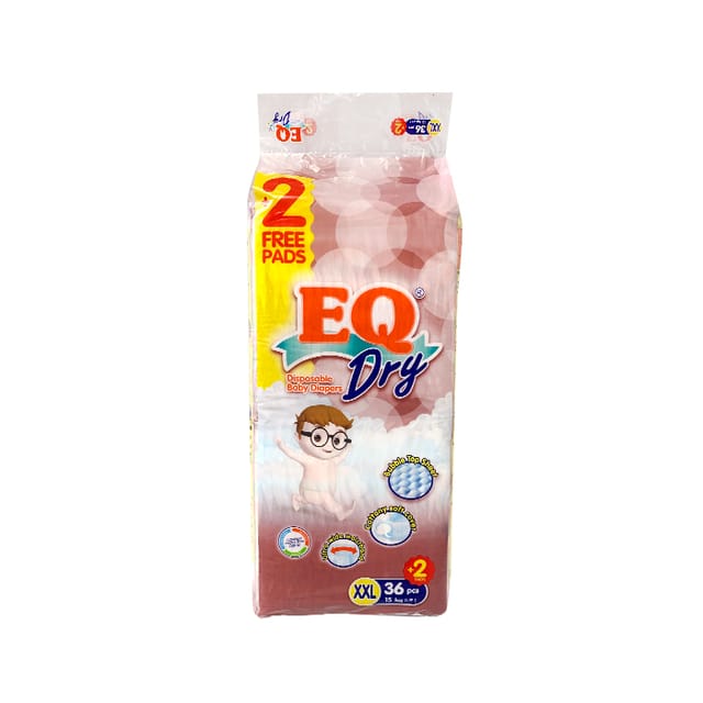 EQ Dry Baby Diaper Jumbo XXL 36s