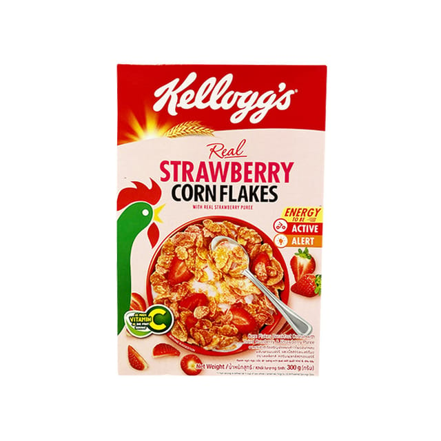 Kellogg's Real Strawberry Cornflakes 300g