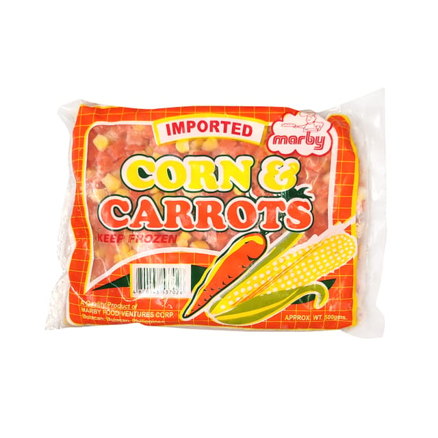 Marby Corn & Carrots 500g