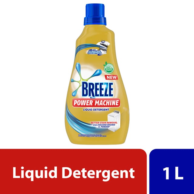 Breeze Powermachine with Ultraclean Concentrate Liquid Detergent 1L Bottle