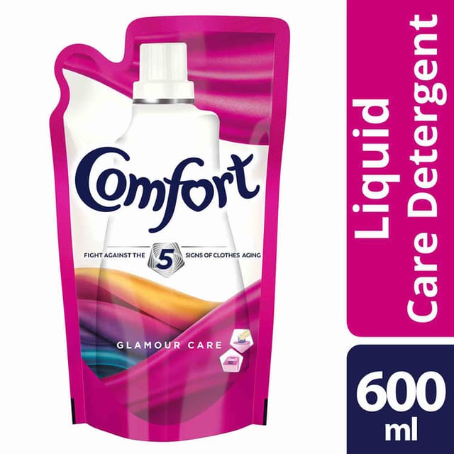 Comfort Liquid Detergent Glamour Care 600ml Pouch