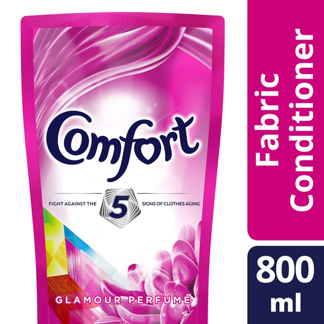 Comfort Fabric Conditioner Glamour Care 800ml Pouch
