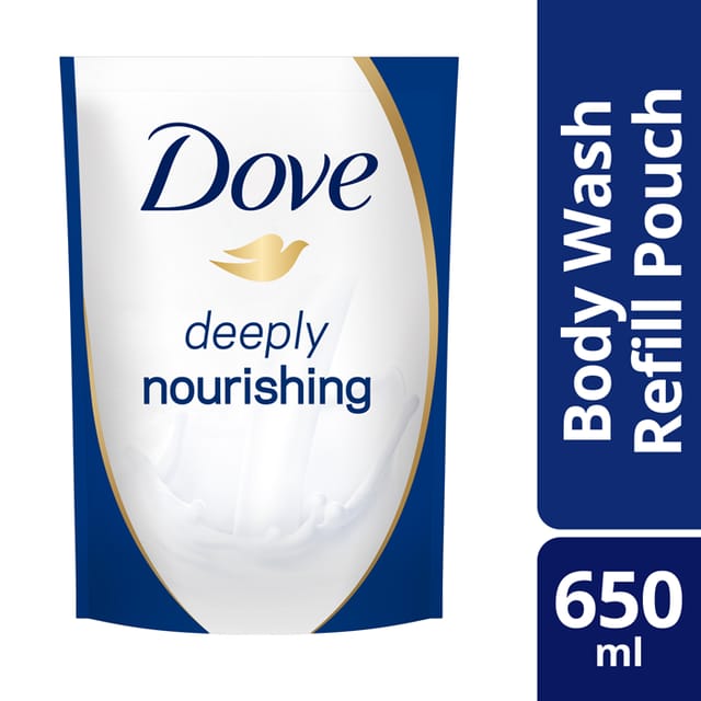 Dove Body Wash Refill Deeply Nourishing 650ml