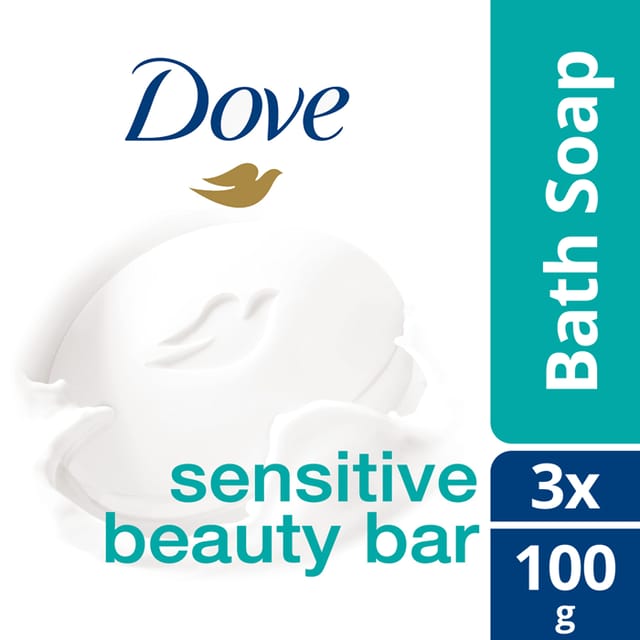 Dove Bar Sensitive Skin 100g 3x