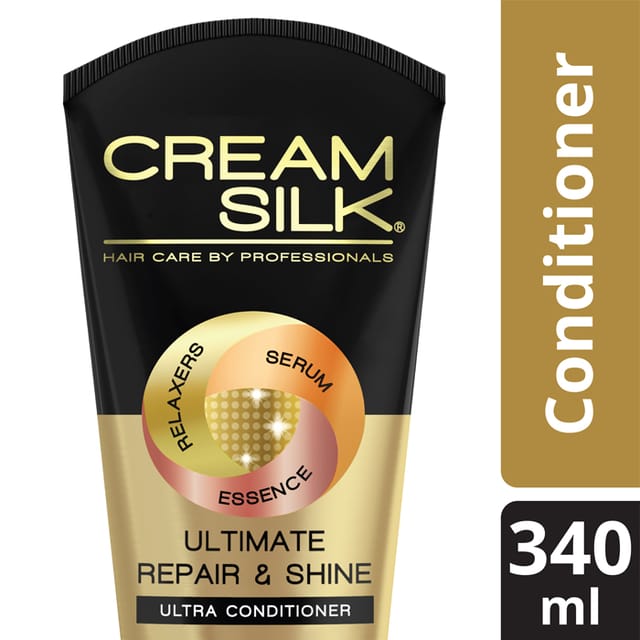 Cream Silk Triple Keratin Rescue Conditioner Ultimate Repair & Shine 340ml