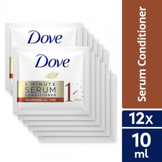Dove 1 Minute Serum Conditioner Nourishing Oil Care 10ml