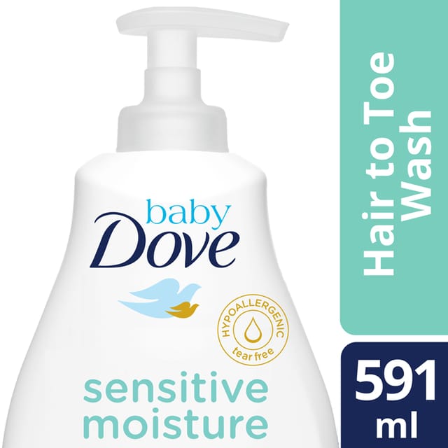 Baby Dove Hair To Toe Wash Sensitive Moisture 591ml