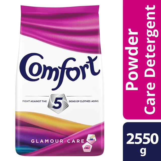 Comfort Powder Detergent Glamour Care 2.55kg Pouch