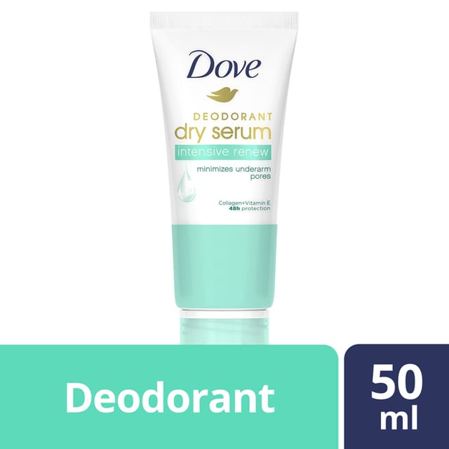 Dove Deodorant Dry Serum Collagen Intensive Renew Vitamin E 50ml