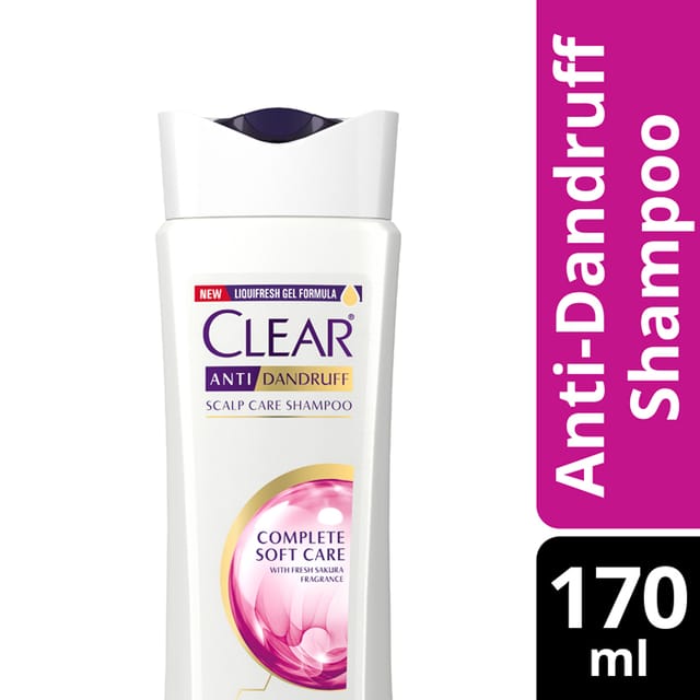 Clear Anti Dandruff Shampoo Complete Soft Care 170ml