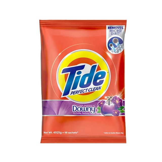 Tide Perfect Clean Laundry Powder Detergent Perfume Fantasy 4925g
