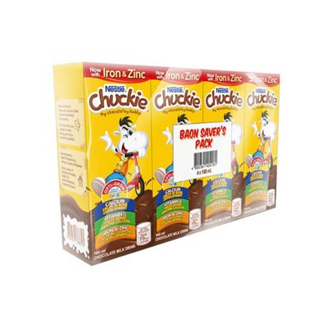 Chuckie Baon Savers Pack 180ml X 4pcs