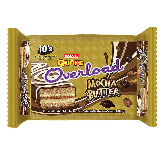 Quake Overload Mocha-Butter 10 x 30g
