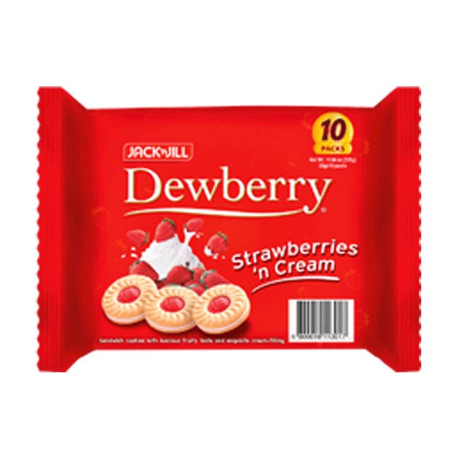 Dewberry Strawberry N Cream 10 x 33g