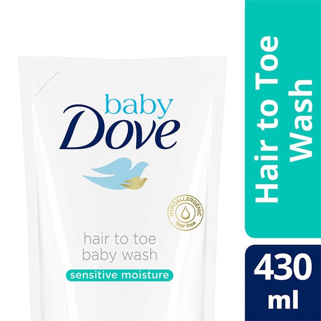 Baby Dove Sensitive Moisture Head to Toe Refill 430ml