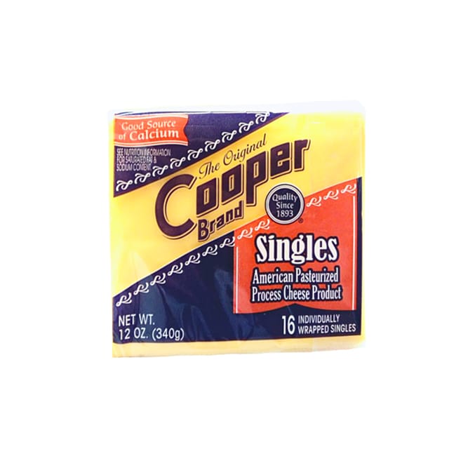 Cooper Singles Processed Cheese 16 Slices 340g