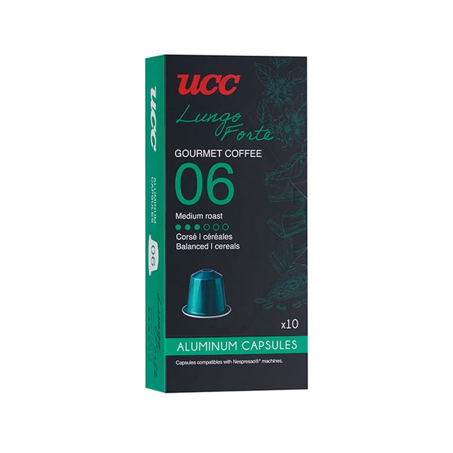 UCC Gourmet Coffee Capsule Lungo Forte No.06 5g  x 10