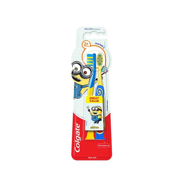 Colgate Kids Toothbrush Minion Extra Soft 2-5 yr old 2pcs