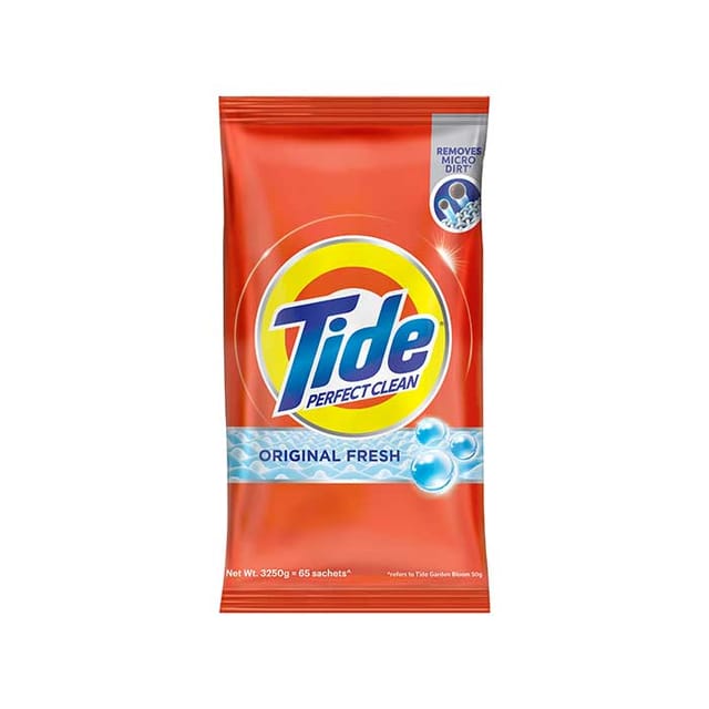 Tide Perfect Clean Original Fresh Laundry Powder Detergent 3.25kg