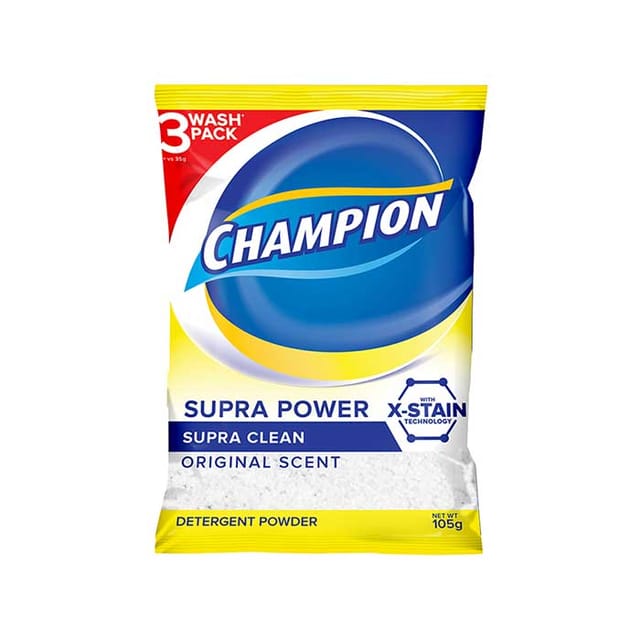 Champion Detergent Powder Supra Clean 105g