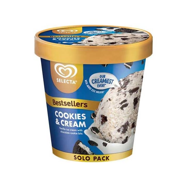 Selecta Cookies & Cream Ice Cream 450ml