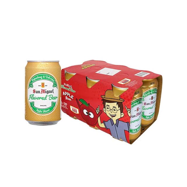 San Mig Flavor Beer Apple Can 6s x 330ml