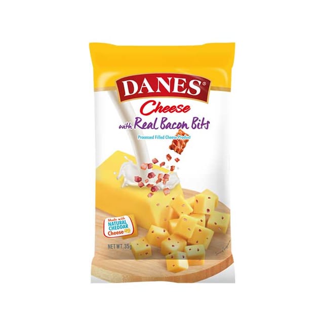 Danes Cheese with Real Bacon Bit Pillow Pack 35g