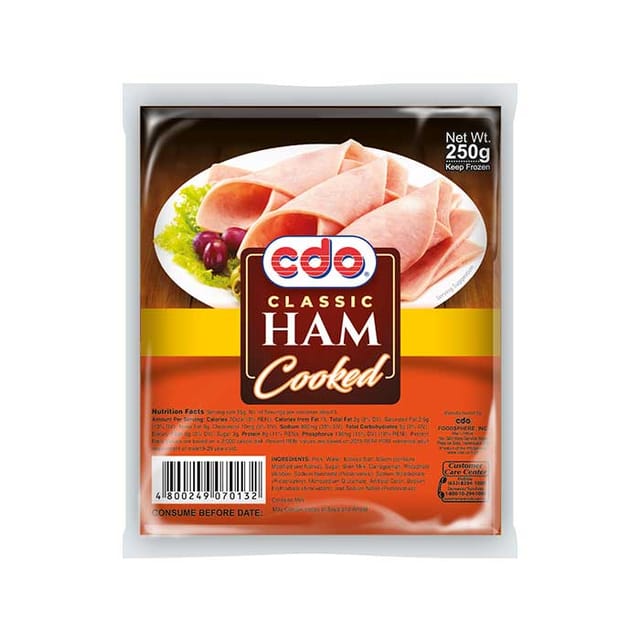 CDO Regular Cooked Ham 250g