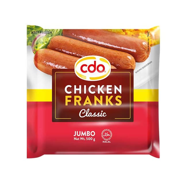 CDO Chicken Franks Jumbo 500g