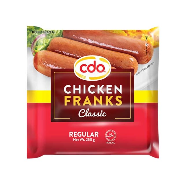 CDO Chicken Franks Regular 250g