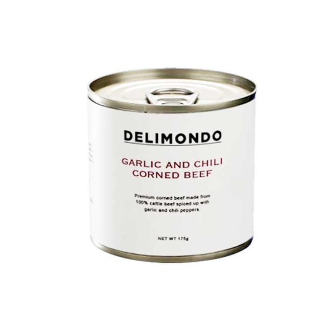 Delimondo Corned Beef Chili & Garlic 175g
