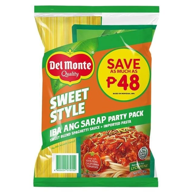 Del Monte Spaghetti Sauce Sweet Style Party Pack 1kg