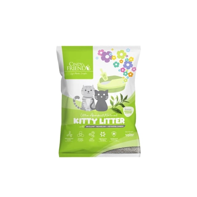 Cindy's Kitty Litter Green Tea 10L
