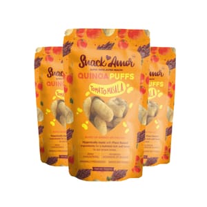 Snack Amor Quinoa Puffs Tomato Masala (Pack of 3)