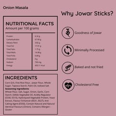 Snack Amor Jowar Sticks Onion Masala (Pack of 3)