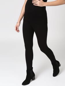 Momsoon Maternity Black Basic Length Leggings