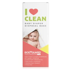 BodyGuard Baby Diapers and Sanitary Disposal Bag - 15 Bags