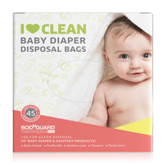 BodyGuard Baby Diapers and Sanitary Disposal Bag - 45 Bags