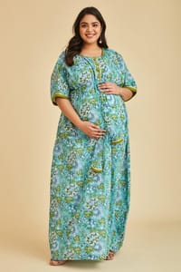 The Mama Project Izna Maternity & Nursing Self-Tie Kaftan