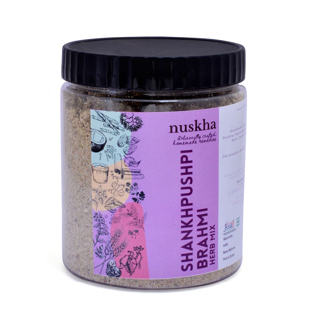 Nuskha Kitchen Shankpushpi Brahmi Herb Mix, 500 gms