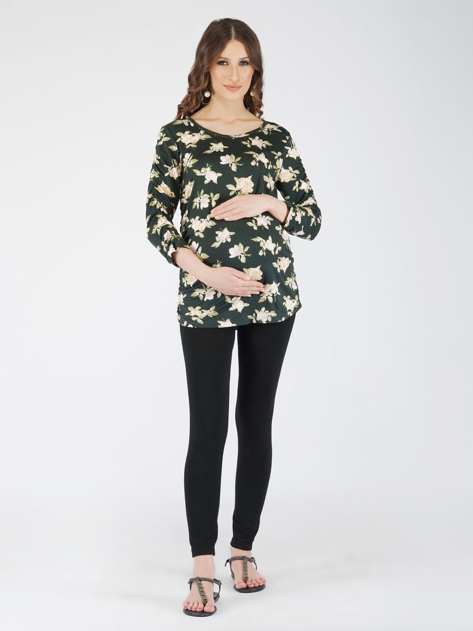 Momsoon Maternity Top With Ruching
