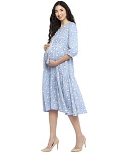 Momsoon Maternity Front Drawstring Dress
