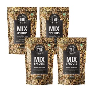 Mix Sprouts with Moong Moth Lobia - Pack of 4