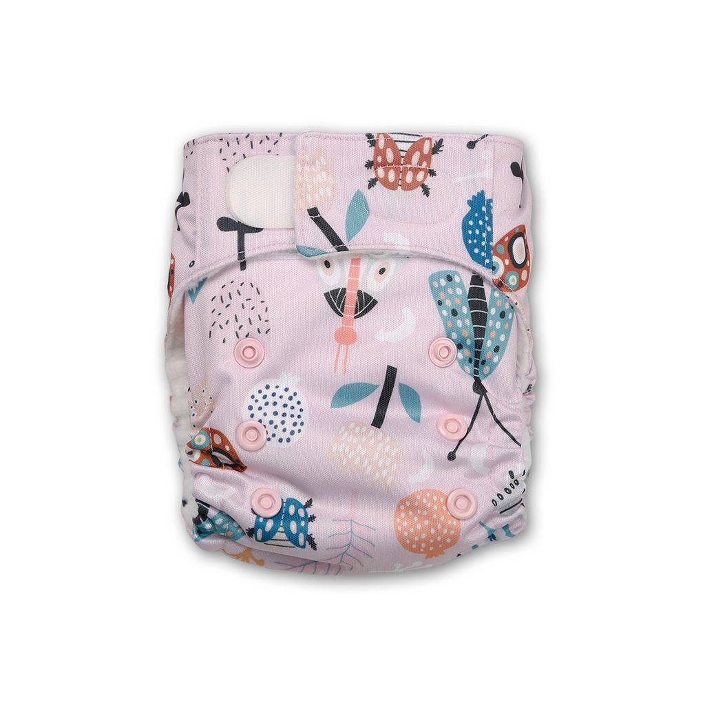 Just Bumm Newborn Washable Cloth Diapers - Spring Day