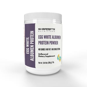 Sharrets Egg White Albumen Protein Powder 200g Unflavored, Gluten & Dairy Free