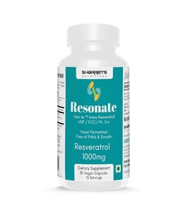 Sharrets Resonate - trans Resveratrol 1000mg / Serving, 30 Vegan Capsules