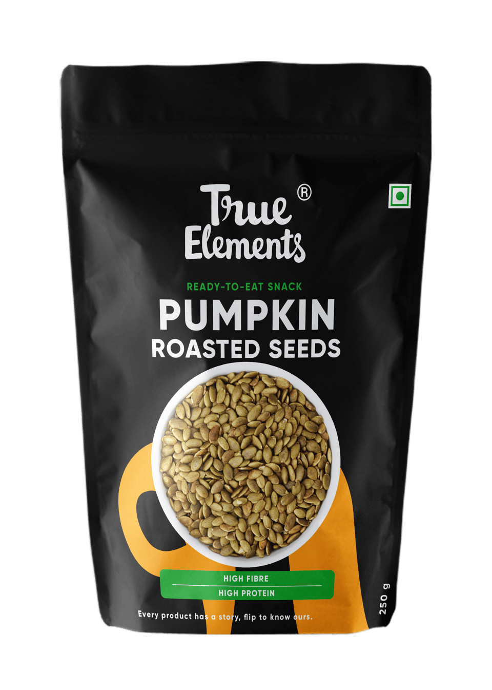True Elements Roasted Pumpkin Seeds 250gm