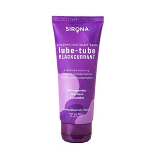 Sirona Glycerine Free Natural Black Current Lubricant Gel for Men & Women  50 ml