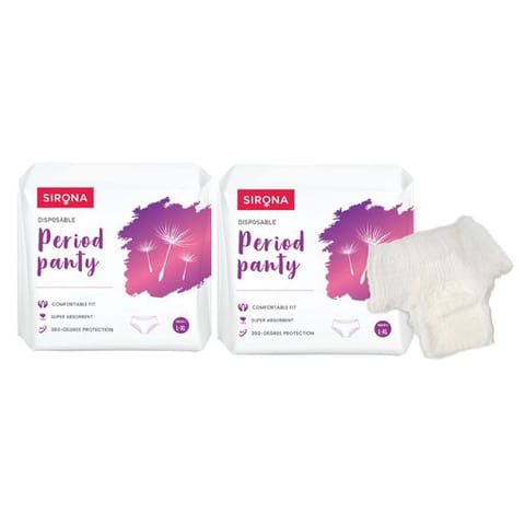 Sirona Disposable Period Panties - L-XL (Pack of 2)